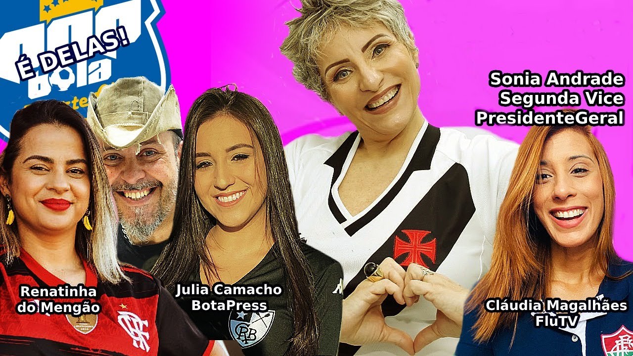 Sonia Andrade participou de debate sobre a mulher no futebol no canal Pop Bola Esporte Clube; veja v