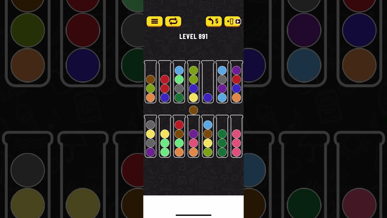 Ball Sort Puzzle - Level 891