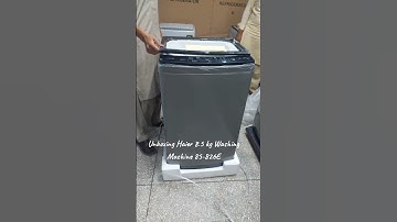 Unboxing haier 8.5 kg Automatic Washing Machine HWM 85-826E#unboxing #automatic