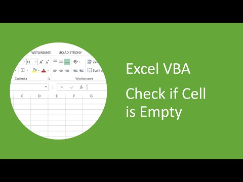 Excel VBA - How to Check if Cell is Empty