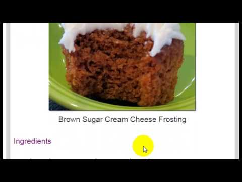 Cream cheese frosting » Brown Sugar Cream Cheese Frosting - Recipep