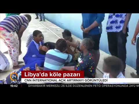 İşte Libya'da köle pazarında satılan insanlar