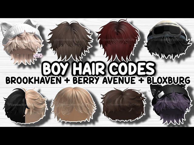 HOW TO ADD ID HAIR CODES + 10 HAIR ID CODES FOR BROOKHAVEN 🏡RP ROBLOX 🤩✨️  