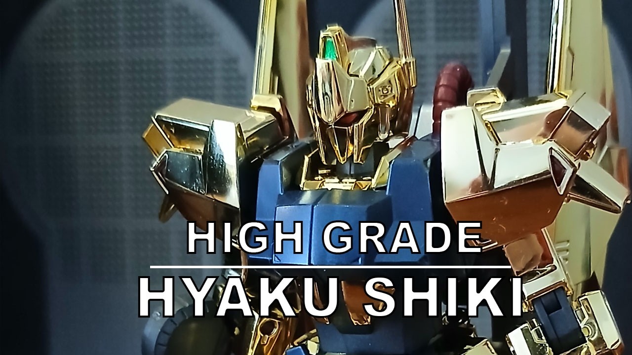 [GUNPLA] HGUC Hyaku Shiki ver.Revive (Gold Coating / Gundam Base Limited)
