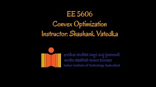 Convex Optimization 2025: Class 24