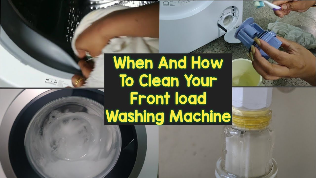 HOW TO clean your front load washing machine