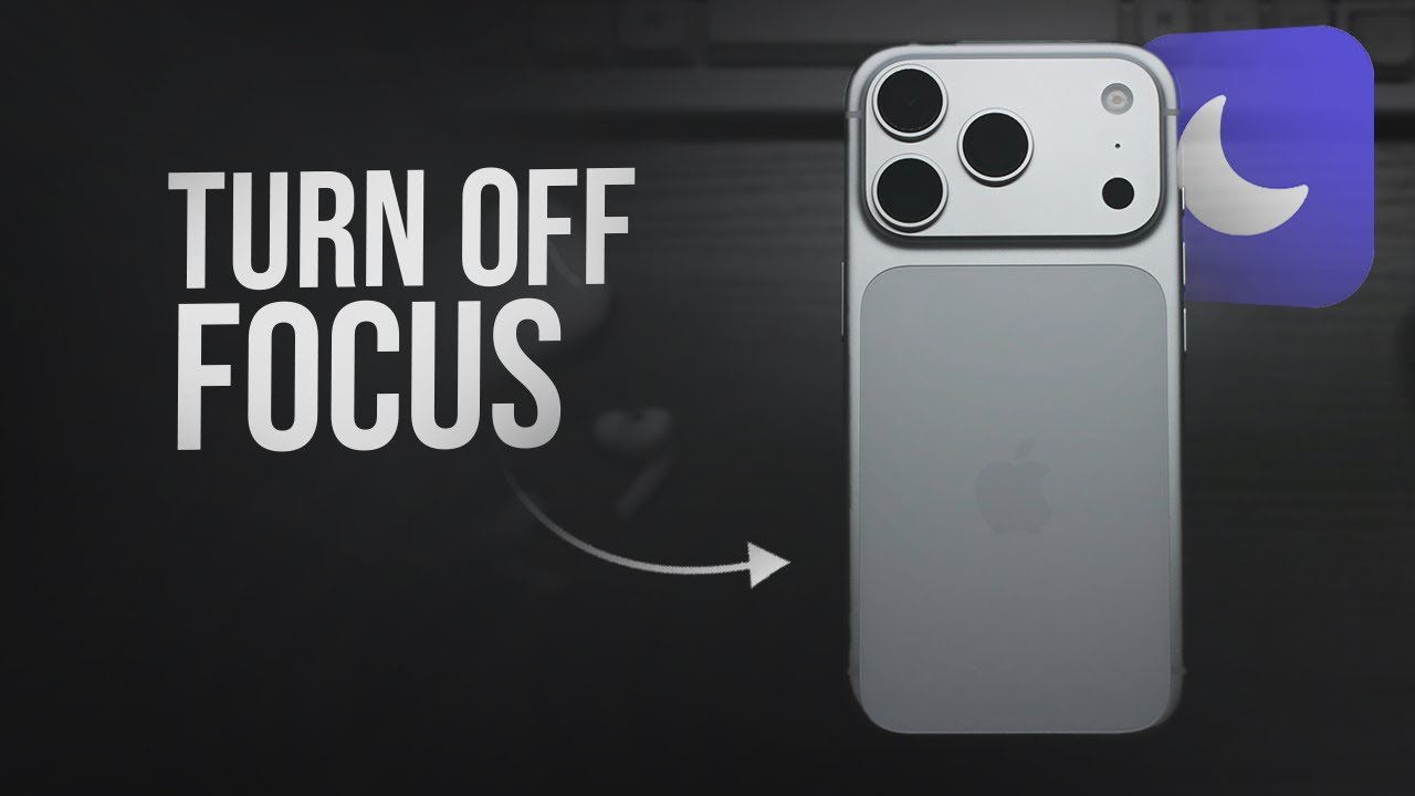 How to Turn Off Focus Mode in iPhone (tutorial) - YouTube