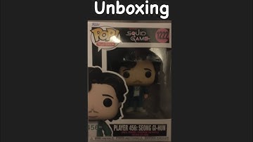 Funko Pop Squid Game Seong Gi-Hun Unboxing