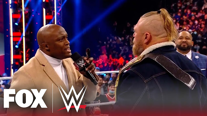 Bobby Lashley comes for Brock Lesnar on Monday Night Raw | WWE ON FOX