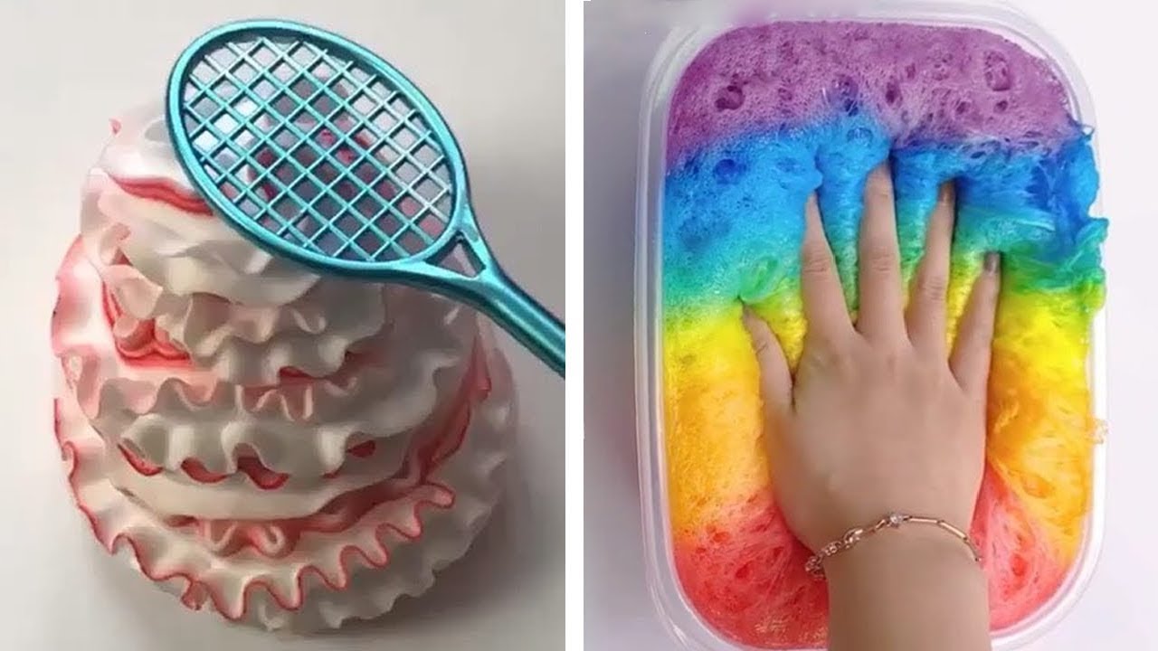 Satisfying Slime Compilation Asmr Relaxing Slime Videos 91 Youtube