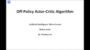 Off-policy actor critic algorithm