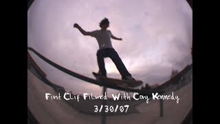 Cory Kennedy First Ever Clip Filmed