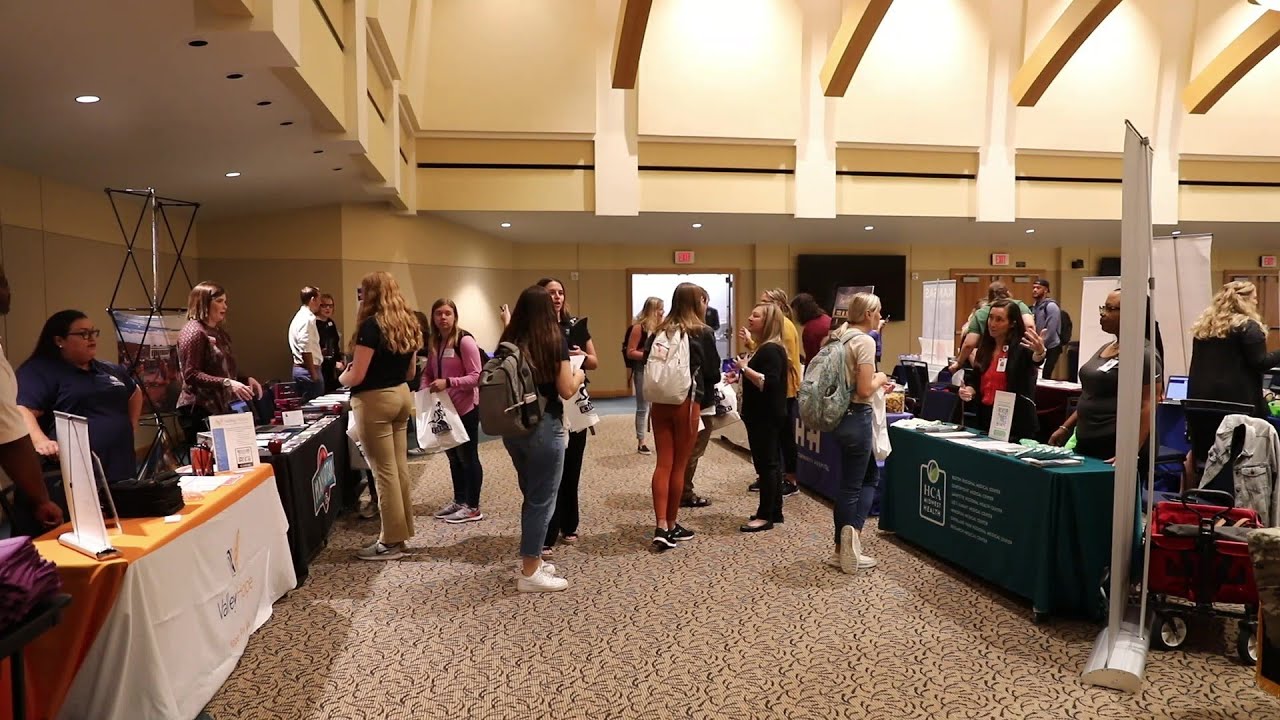 Washburn University health fair in Memorial Union - YouTube