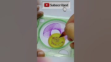 spirograph design 🤩🤩🤩 by Hadika #shorts #short #shortsfeed #viral #trending #art #youtubeshorts