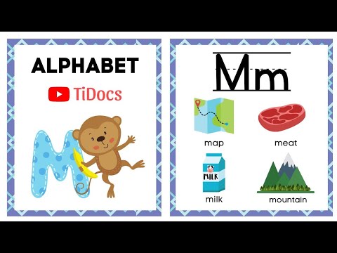 Video Bảng chữ cái tiếng anh - Chữ M - Bé học tiếng anh cùng... - youtube