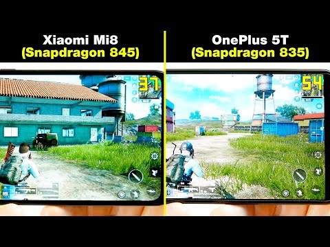 Xiaomi Mi8 (Snapdragon 845) vs OnePlus 5T (Snapdragon 835) В ИГРАХ! FPS + НАГРЕВ
