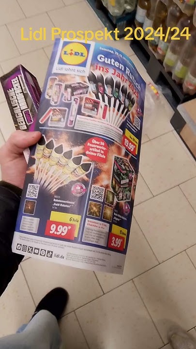 LIDL Prospekt 2024/25 fireworks pyro feuerwerk silvester YouTube