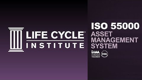 ISO 55000   Bill Wilder IAM ETP