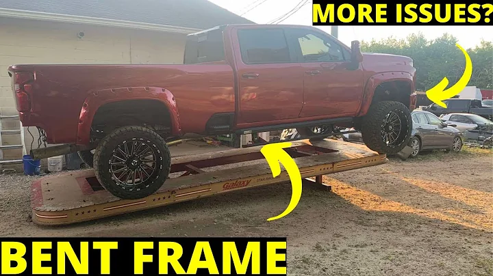 Fixing a Bent Frame on a 2021 Duramax Silverado 2500 - Part 43