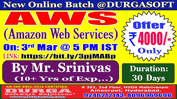AWS Online Training @ DURGASOFT