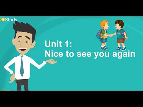 Video [IOStudy.net] học tiếng Anh lớp 4- bài 1: Nice to see... - YouTube