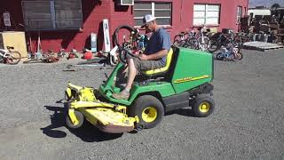 Auction Sales Co. - Lot 2030a - John Deere F735 Riding Lawn Mower - Diesel
