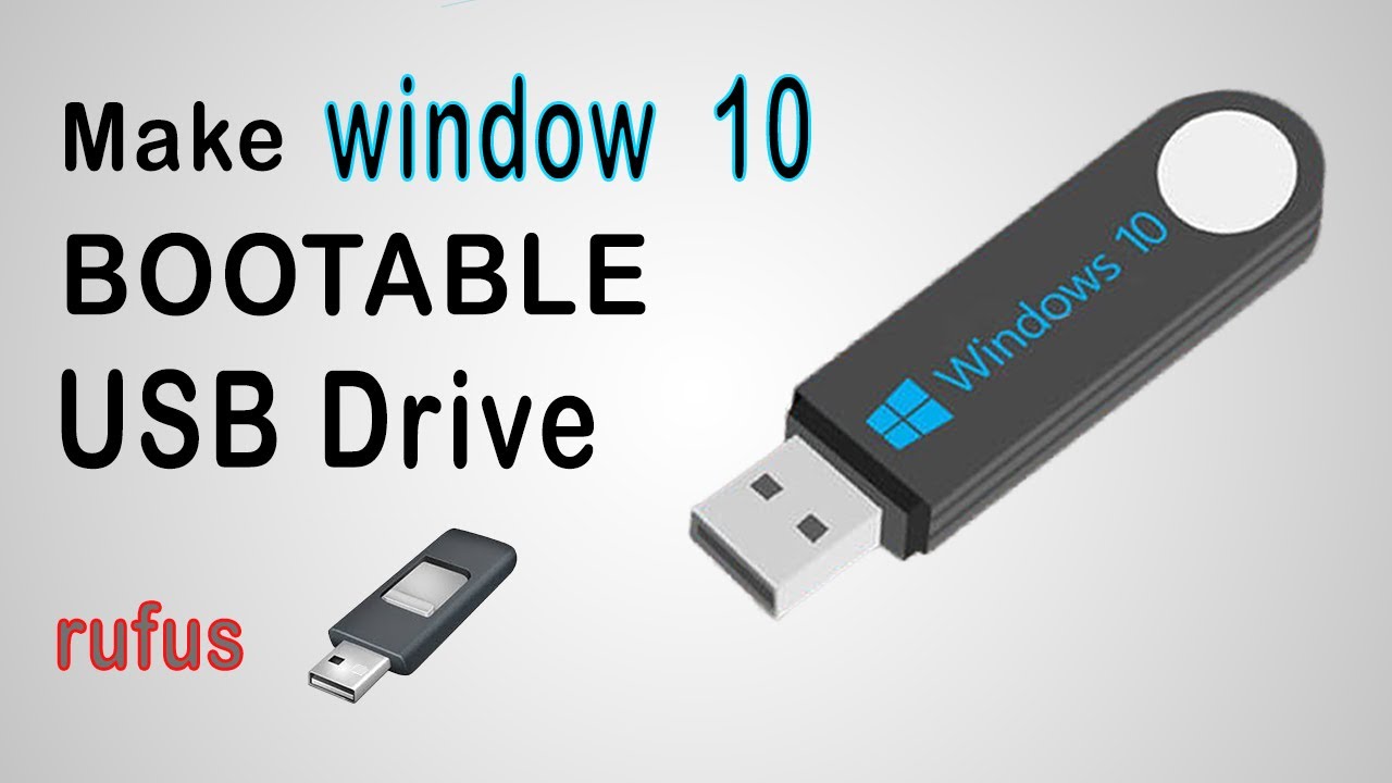 how to make a usb drive bootable device