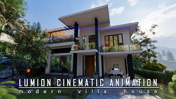 SketchUP | Lumion 10 | How to Create a Cinematic Animation |Tutorial |Making Video of Modern House