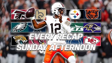 Every Recap from Sunday Afternoon | 2025 NFL Season Week 12