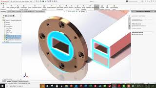 Solidworks - Creating Waveguide Assembly Model - Assignment #8