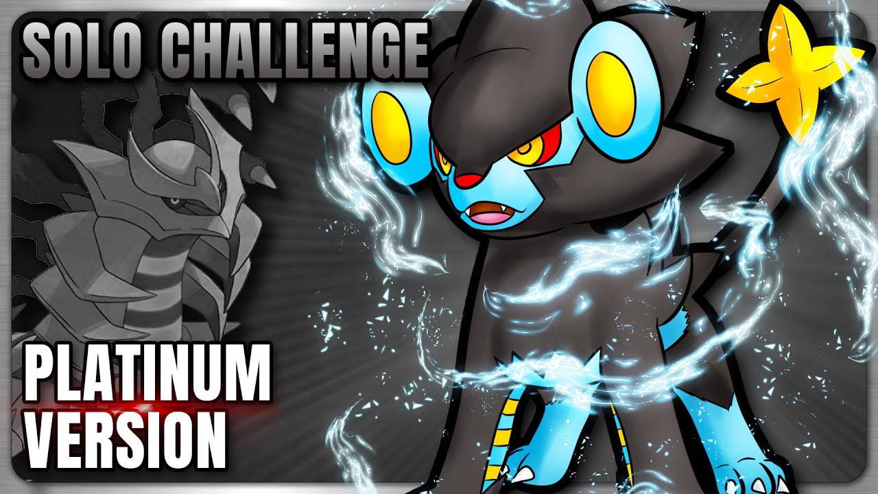 Luxray-line Solo Challenge - Pokemon Platinum