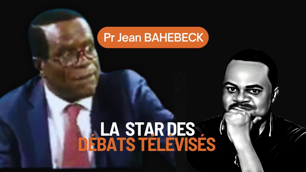 Le Pr Jean Bahebeck, la star des débats télévisés au Cameroun