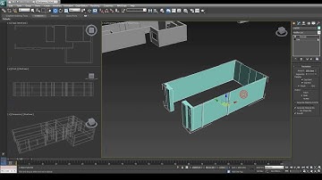 Phần bài tập: Vẽ nhà phố - Bài 29: Dựng Tường bằng Line 1 nét sau đó Extrude vs Poly trong 3dsmax