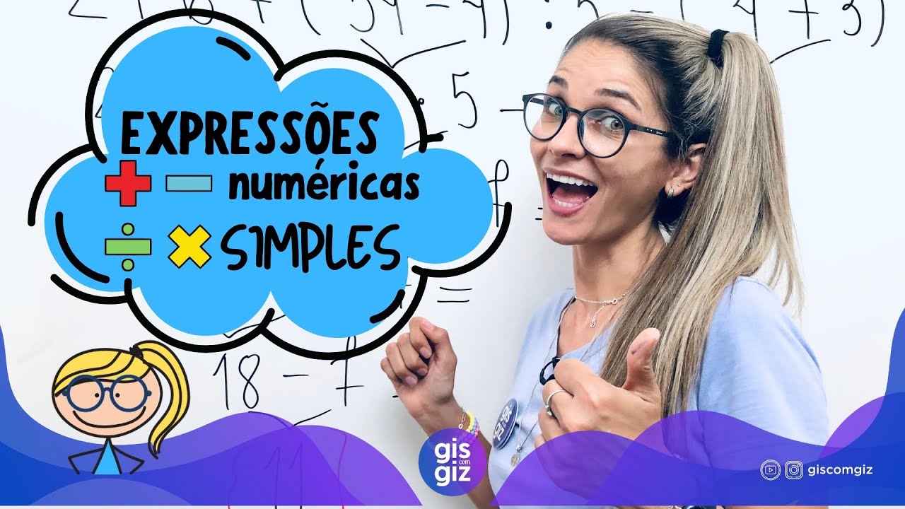 EXPRESSÕES NUMÉRICAS com FRAÇÕES, RAIZ QUADRADA E POTÊNCIA \Prof. Gis/ 