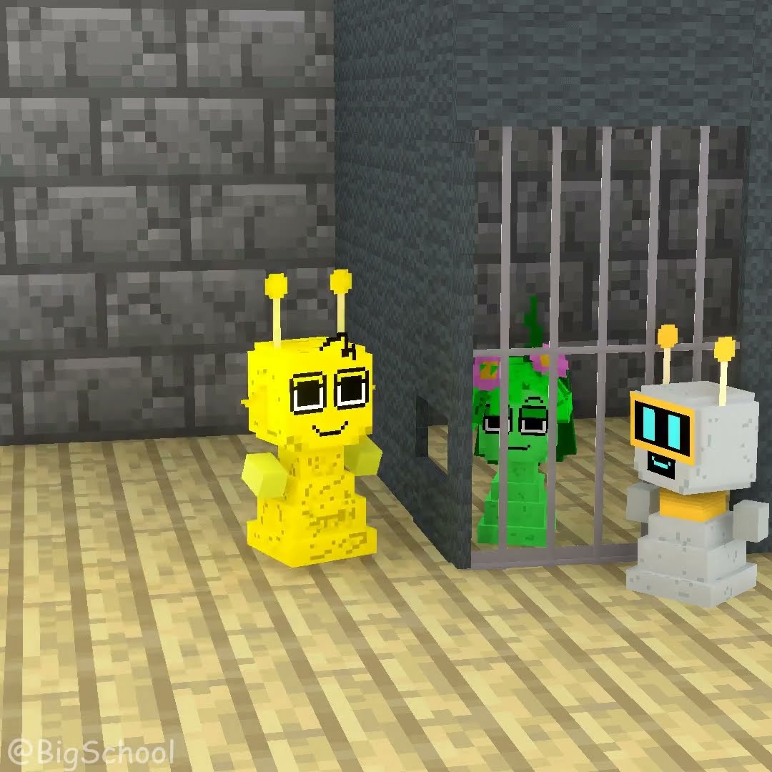 Help Raddy guess the right character behind the door! ?
