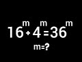 A Nice Algebra Problem || Find m || Maths Olympiad ||