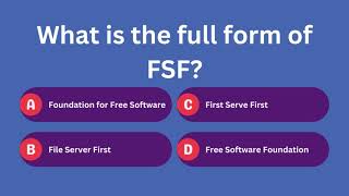 Free Software Foundation (FSF) #linux