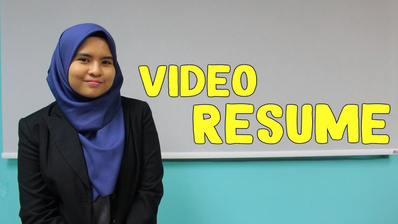 Sample of Video Resume (Visume)