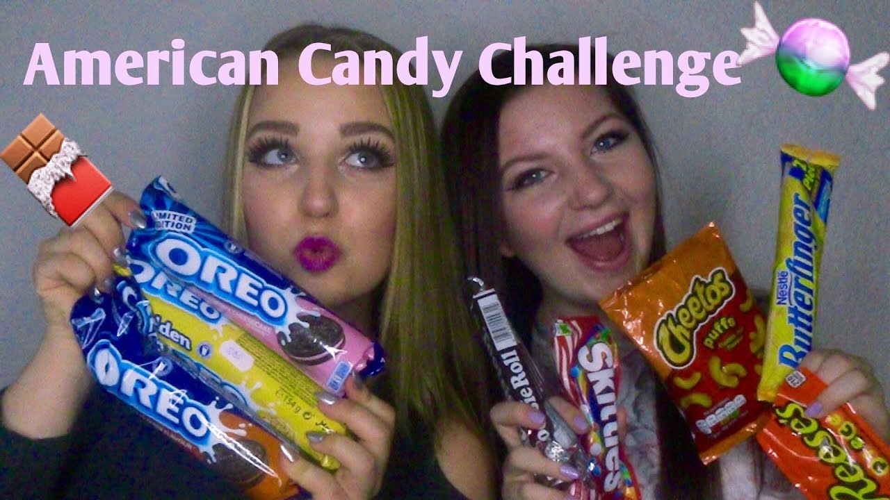 Candy Color Challenge AMERICAN CANDY CHALLENGE - YouTube