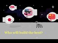 Who Will Build the Best Moon Base? | Countryballs Animation Competition