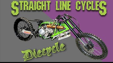 Diecycle | pt. 14 Upside down KX125  Forks and triple tree. pt1