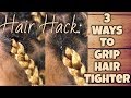 3 Rubberband Methods For a Tighter Grip With Extensions | Hair Hack