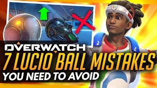 Overwatch | 7 Mistakes for Competitive Lucio Ball