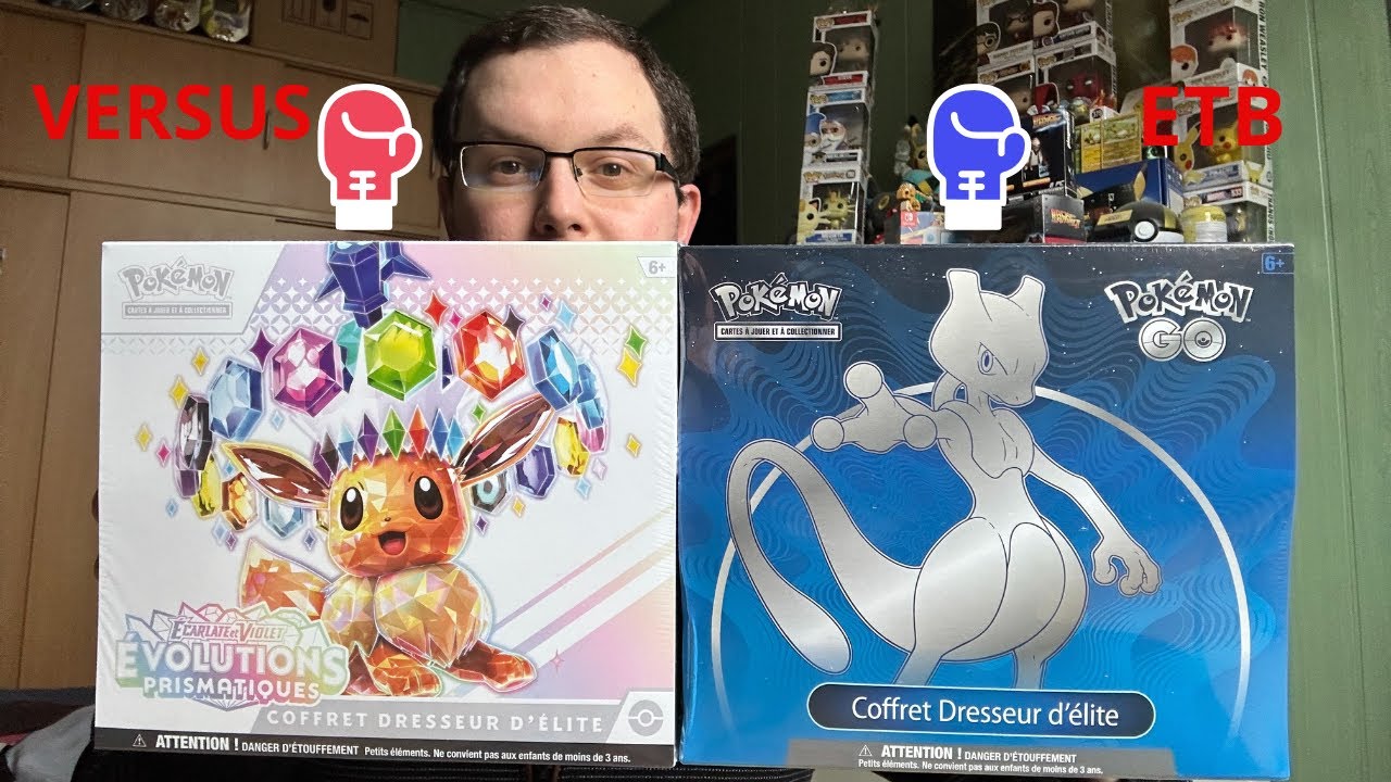LAQUELLE AURA LE MEILLEUR DROP ?! Ouverture d'une ETB Pokémon GO VS ETB Evolutions Prismatiques.
