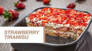 Tiramisu recipe | How to Make Strawberry Tiramisu | Food Channel L Recipes