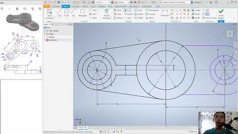 Exercise 13 Inventor Basic Part Design Tutorial For Beginner