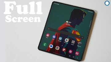 Samsung Galaxy Z Fold 6 - How To Make Apps Full Screen - Easy