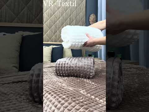 Плед-покривало Кубик 200х220 см (+-10см) Таш (87-229), видео 1