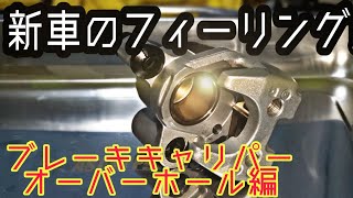 [新車性能復活!？]ブレーキキャリパーオーバーホール編 ホンダ ライブディオZX リフレッシュ計画1