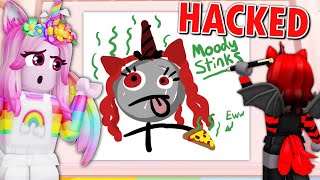 I CAUGHT Moodys HACKER In Speed draw !! 😱 | SpeedDraw